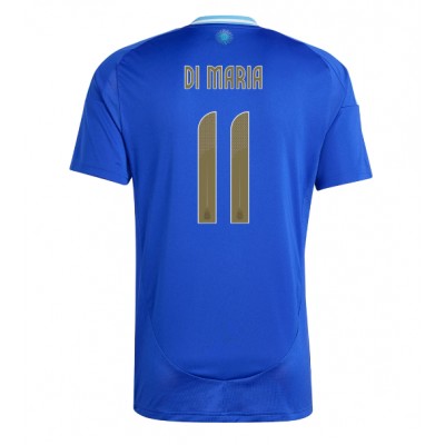 Fotbalové Dres Argentina Angel Di Maria #11 Venkovní Copa America 2024 Krátký Rukáv Fotbalové Dres Argentina Angel Di Maria #11 Venkovní Copa America 2024 Krátký Rukáv